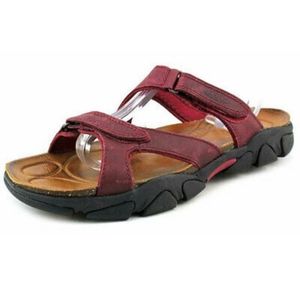 Keen Red Sarasota Slide Leather Sandal